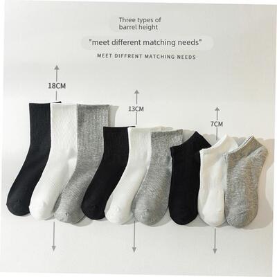 socks men mens cotton socks socks for men white black 男袜
