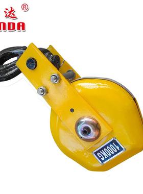 钢丝电73696动芦下钩5绳t欧式加重型5吨式欧下勾CD1钢丝葫绳电动