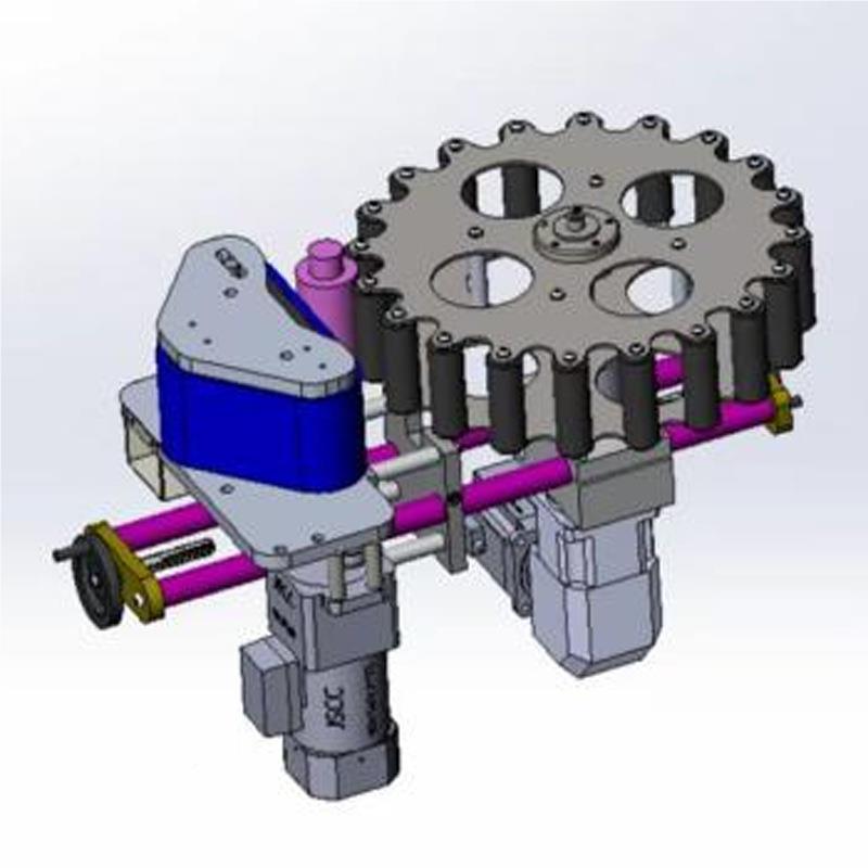贴标机品饮口服液保食健品红酒葡萄轮酒星圆71302瓶高速不干胶贴