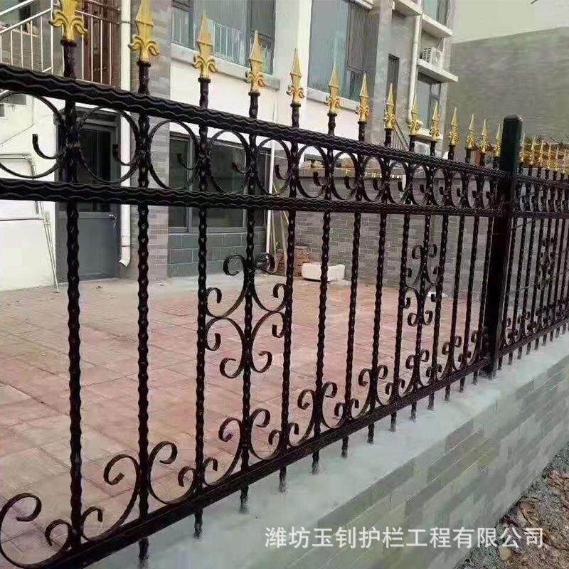 简约铁艺建筑护栏 小区别墅铁艺护栏 欧式铁艺护栏围栏