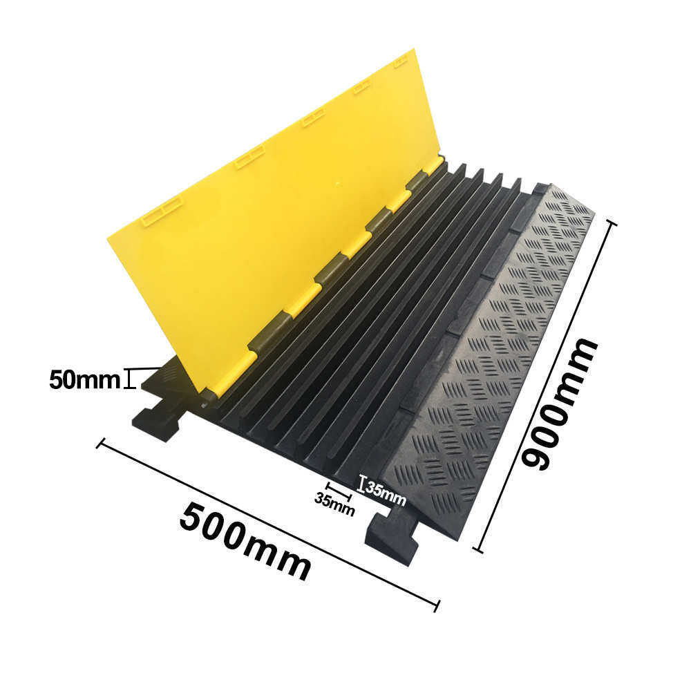 橡胶五线槽减速带pvc电缆保护槽压线板室内外舞台电线过线板盖,五金/工具,减速带\减速垄,淘宝优惠券,粉丝福利购,淘宝优惠卷