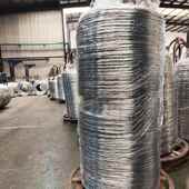 业镀锌丝用硬质电锌丝冷镀工锌镀铁丝镀锌FCN丝高强度支架硬铁线