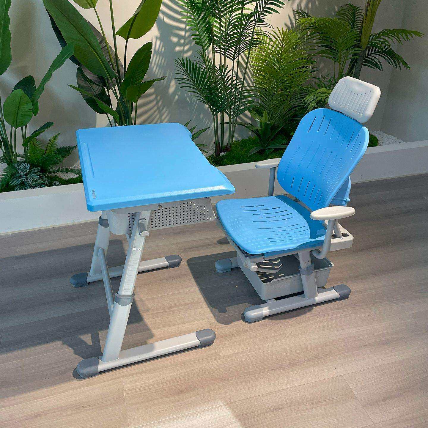 学生午睡课桌椅可躺式手摇升降学习桌学校交配机构学习桌