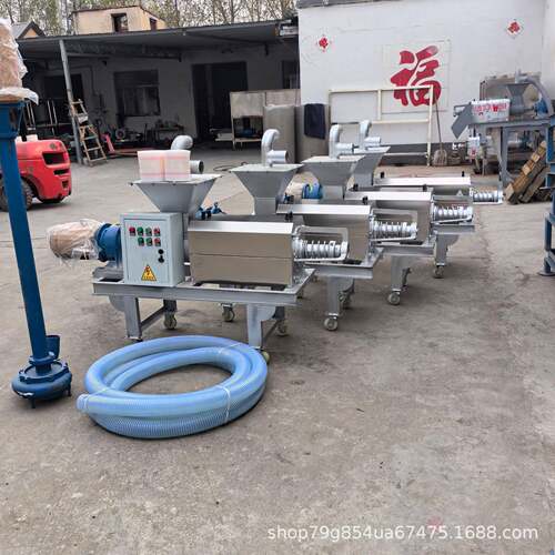 不锈钢猪粪牛粪分离机养殖厂粪便固液干湿分离机高效率高环保