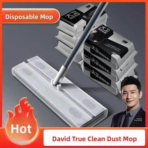 David Z11静电拖把懒布拖把新型家用除尘一次性静电除尘纸网