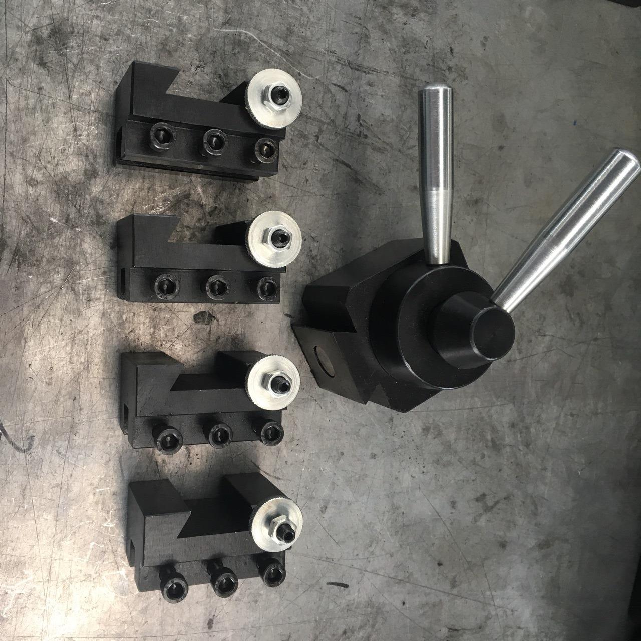 210v车床专用快换刀架欧式重型快换刀架套装数控车高效稳定