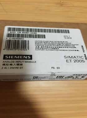 6ES714-4GB01-0AB0ET200S电子模块 针对 2模拟输入标准型议价