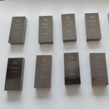 Ta99.99%金属镜面钽块3d激光刻印加工化学元素收专业加工钽块钽