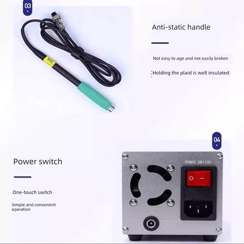 C470焊锡站500W数显恒温调温烙铁T12锂电池焊接大功率维修C210