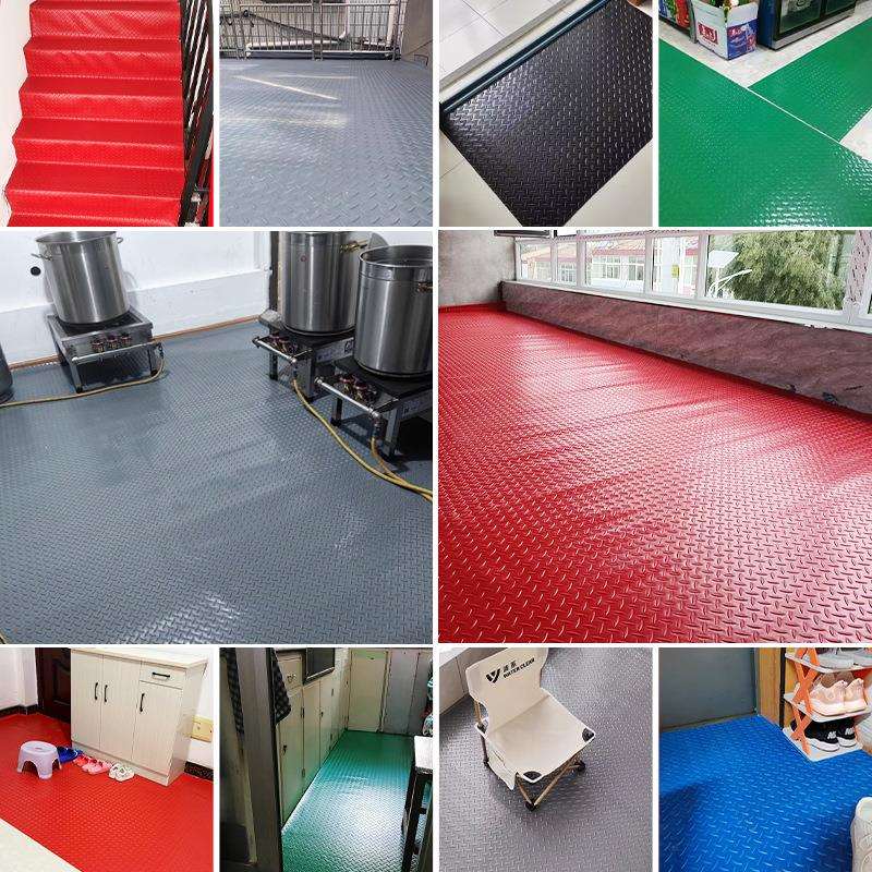 牛筋橡胶垫PVC加厚走廊厨房防水地毯工厂仓库塑料地垫子防水防滑