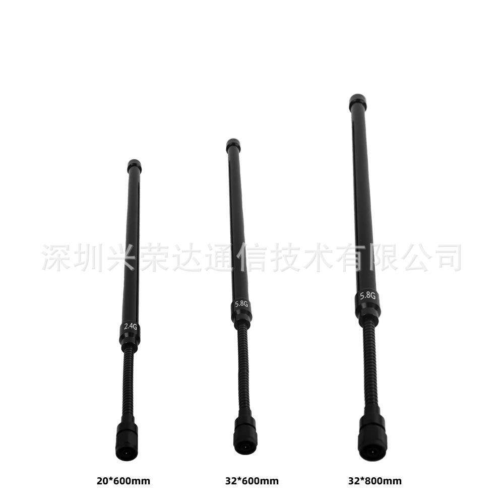 4-6000MHz全向玻璃钢外置天线高增益多频段N头鹅颈天线可弯曲折