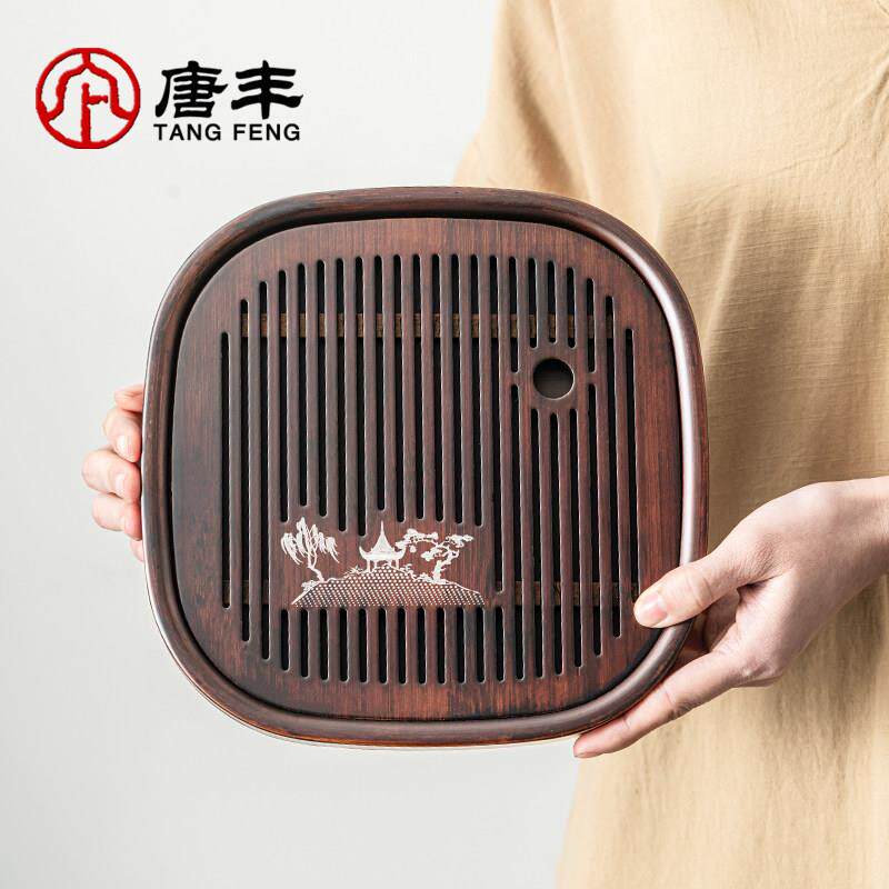 茶盘迷你小型家用2025新款竹制功夫茶托盘一人用茶台干泡盘沥水盘