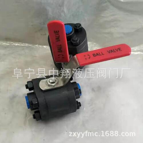 畅销CNG内螺纹三片式高压球阀.Q11F-2500LB带螺栓球阀A105锻造