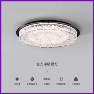 意式 高端现代简约全光谱护眼调光房间书房具 极简卧室吸顶灯新款