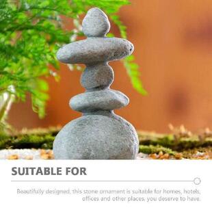 3 Pcs Garden Micro Landscape Decor Statues for outside
