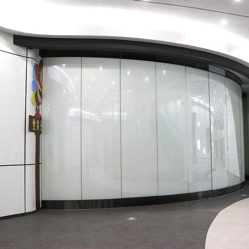 调光玻璃电动隔断智能移动隔断墙全自动幕墙西恩专业生产屏风定制
