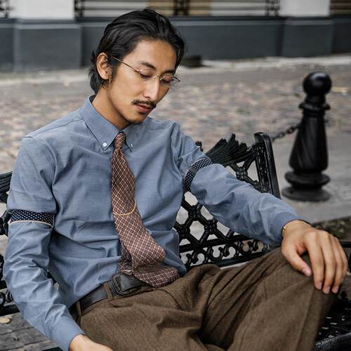 正品SOARIN英伦覆古高级感白衬衫 法工式男务正装休闲作服长袖商