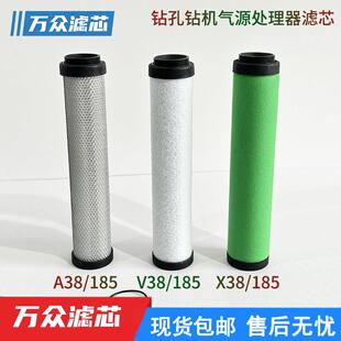 钻孔钻机气源进气口油雾过滤器滤芯X38/185 A38/185 V38/185现货