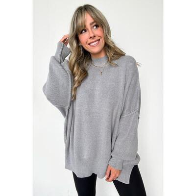Q 42589 Batwing Sleeve Knit Sweater 蝙蝠袖毛衣
