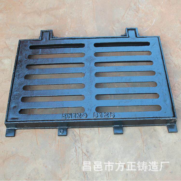 球墨铸铁沟盖板地沟雨水篦子30500*0下水道铁003520井方盖形排水