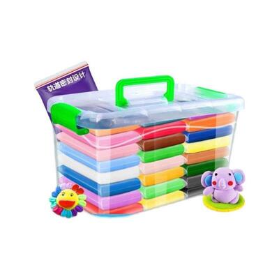 24pcs light clay polymer plasticine clay air dry playdough
