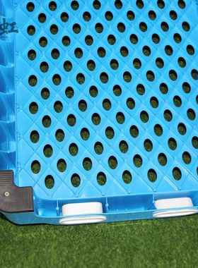 JH202003幼儿儿园塑料单人床专用环保塑童加厚床注床午休折叠床宝