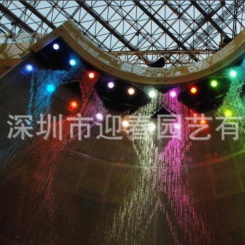 厂家设计数字水帘激光水幕投影光影水秀施工安装工程喷泉室内