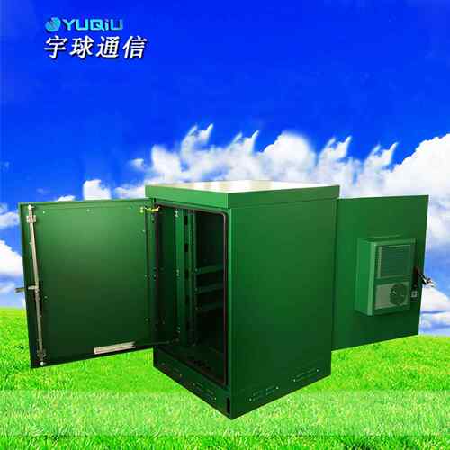 防护等级IP55的户外功放小机柜 公园落地式功放柜 内置风扇空调