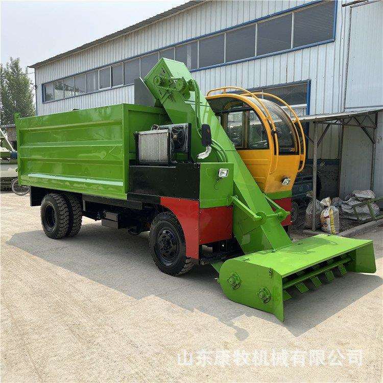 带驾驶室大型四轮清粪车2立方5立方柴油清粪机康牧自走式清粪车