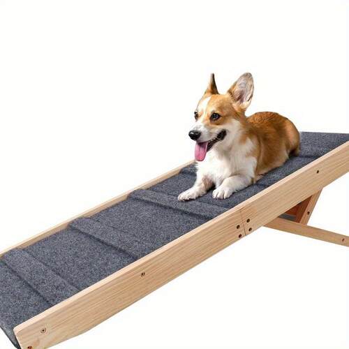 Adjustable Wooden Folding Pet Dog Ramps Bed and Couch跨境