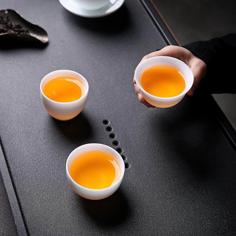 冰种羊脂玉瓷主人杯单杯薄胎高档功夫茶杯陶瓷茶具小品茗杯子茶盏