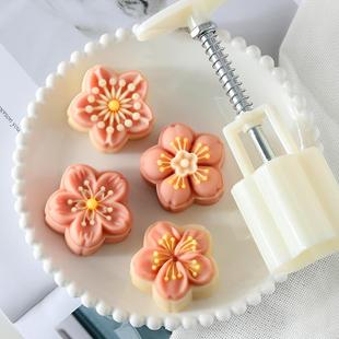 月饼模具手压式家用做糕点的压花冰皮烘焙绿豆糕国潮点心2025新款