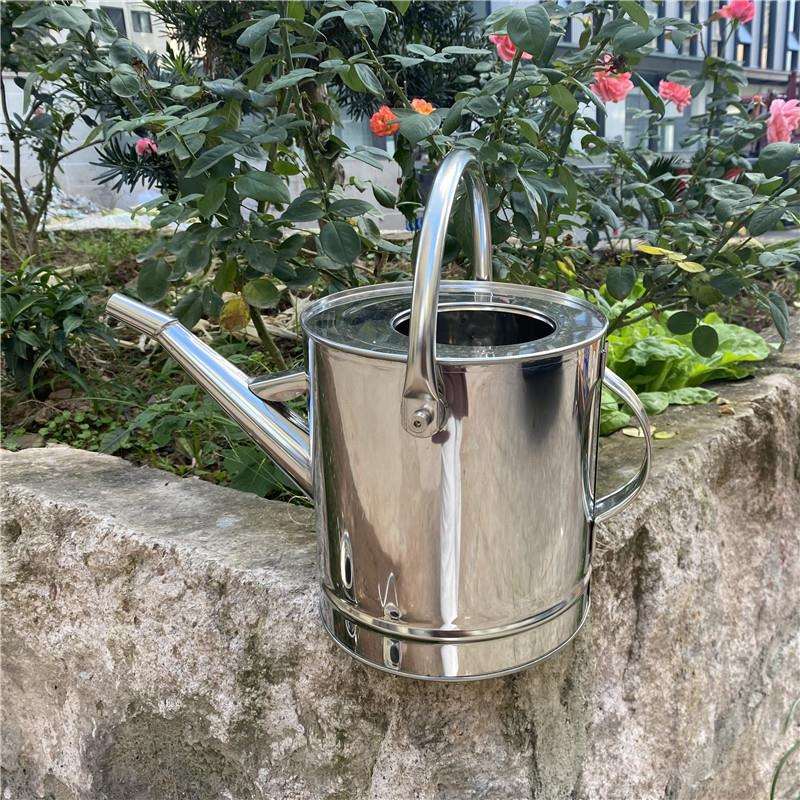 进出口带滤网304不锈钢加油桶手提加油壶长5升10升20L柴油汽油桶
