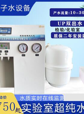小型实验室超纯水机去离子水设备蒸馏水制水机纯化水超纯水设备