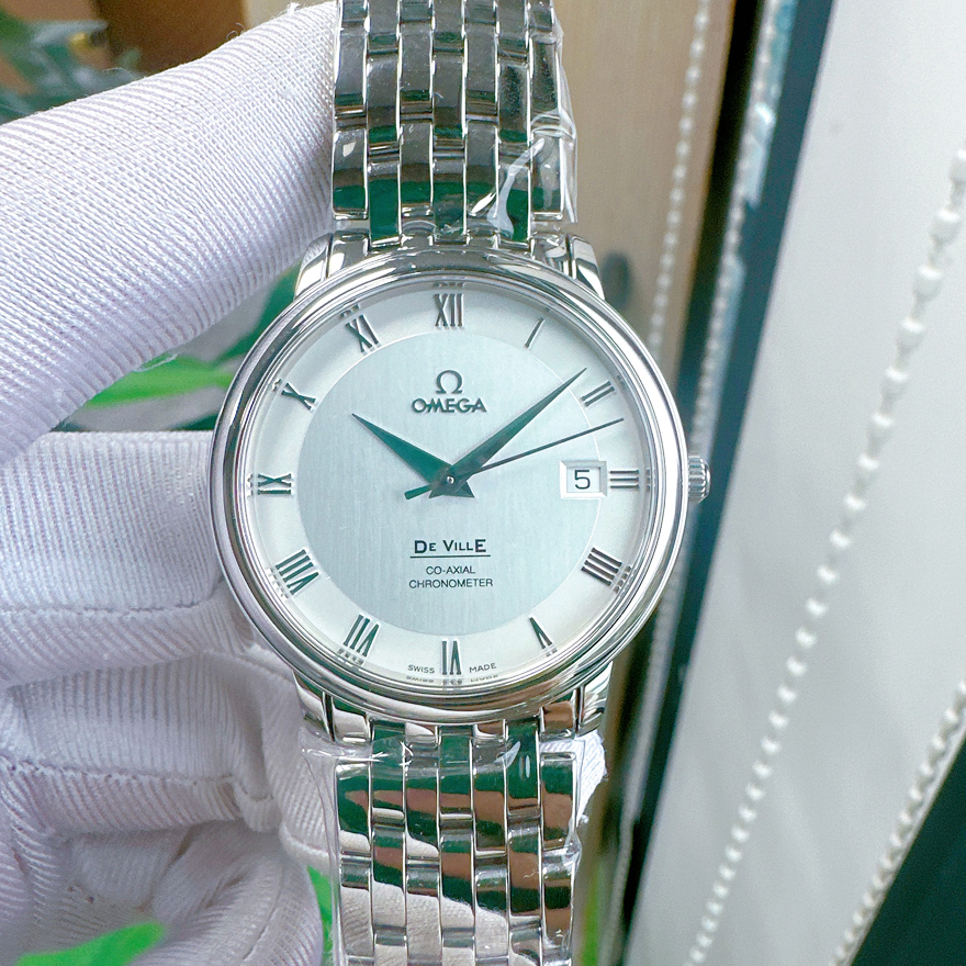 一口价98新欧米茄公价2.53万碟飞系列自动机械男士手表4574.31.00