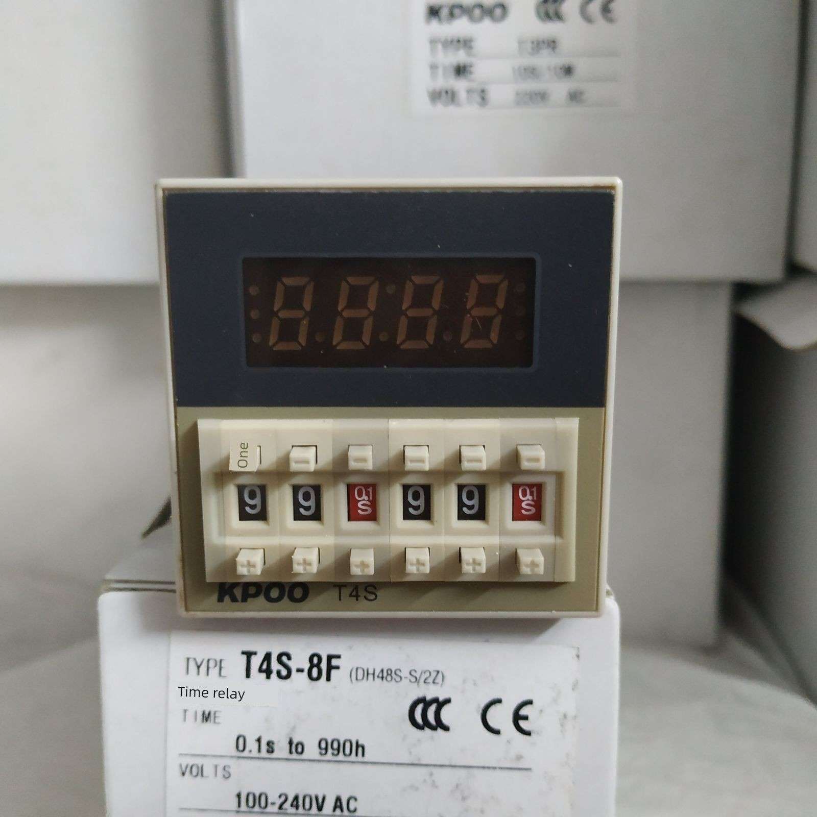 浦角双时间周期数显时间继电器T4S-8F (Dh48S-S/2Z)