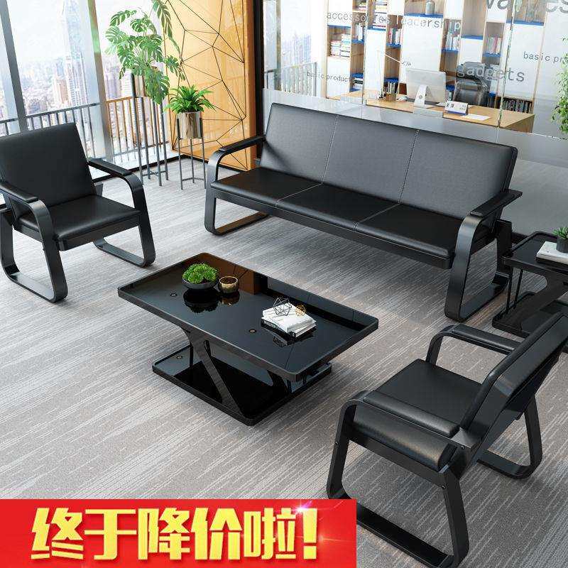 办公沙发茶几办公室三人座沙发钢结构加厚沙发床一体两用简易沙发