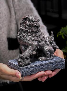 直销新款狮子摆件一对招财镇宅物件北京狮办公室客厅装饰品入户门