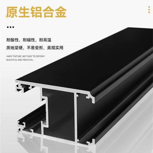 新款直销门浴室极窄玻璃门铝合金门平开门家用隔音厕所门隔音门现