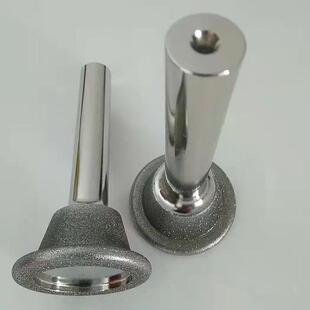 定做异形电镀金刚石CBN砂轮带柄磨头平面磨片支持来基体镀砂返镀