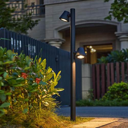 太阳能户外庭院灯接电可旋转草坪灯室外落地露台灯院子花园景观灯