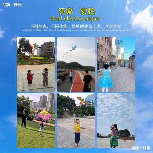 2022年新款风筝儿童专用送500米线轮微风易飞初学者新手50种图案