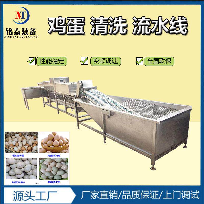 现货鸡蛋鸭蛋清洗机多功能山鸡蛋清洗烘干设备保洁蛋加工流水线