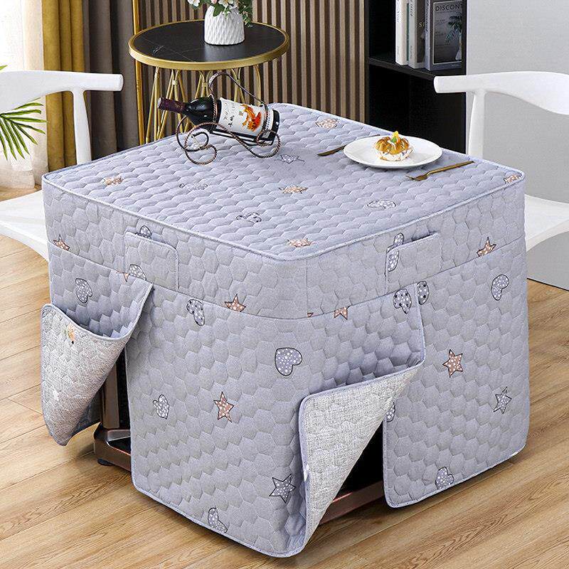 加厚烤火罩新款电炉罩家用正方形电暖炉桌罩烤火桌子罩套防尘罩冬