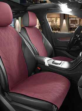 0225车坐垫四季通用座OBX小垫翻毛皮夏季凉垫座汽套蛮腰麂皮绒半