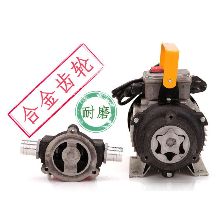 韩朗机油齿轮泵微型铝合金电动交流抽油泵厂家液压泵家用铜线