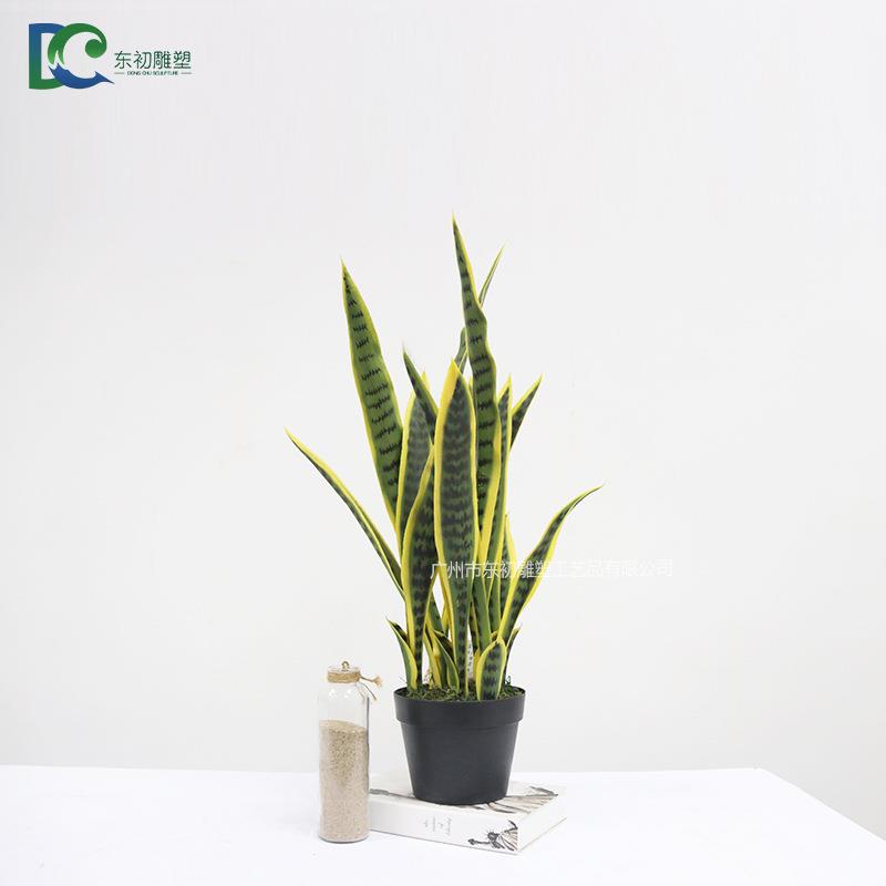 厂家直销虎仿真DC202010黄边皮兰外母舌盆栽龙室内家居造景装饰舌