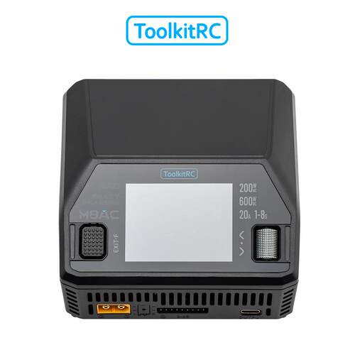 ToolkitRC M8AC多功能平衡充电器 AC200WDC600W @20A快充65W 8S