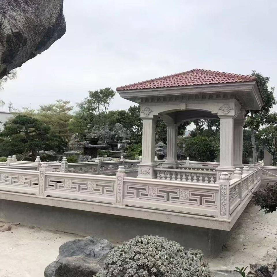 石雕石拱桥汉白玉小桥庭院花园装饰天然流水户外中式景观桥造景