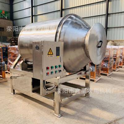 不锈钢滚筒液体混合搅拌机调料粉末颗粒拌料机密闭凉菜腌肉混料机
